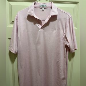 Men’s Pink Nanoluxe Polo -Peter Millar